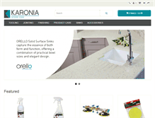 Tablet Screenshot of karoniastore.com